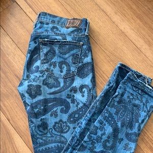 Citizens of Humanity paisley jeans